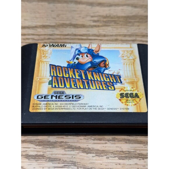 Rocket Knight Adventures (Sega Genesis, 1993) Genuine Catridge Tested - Picture 2 of 3